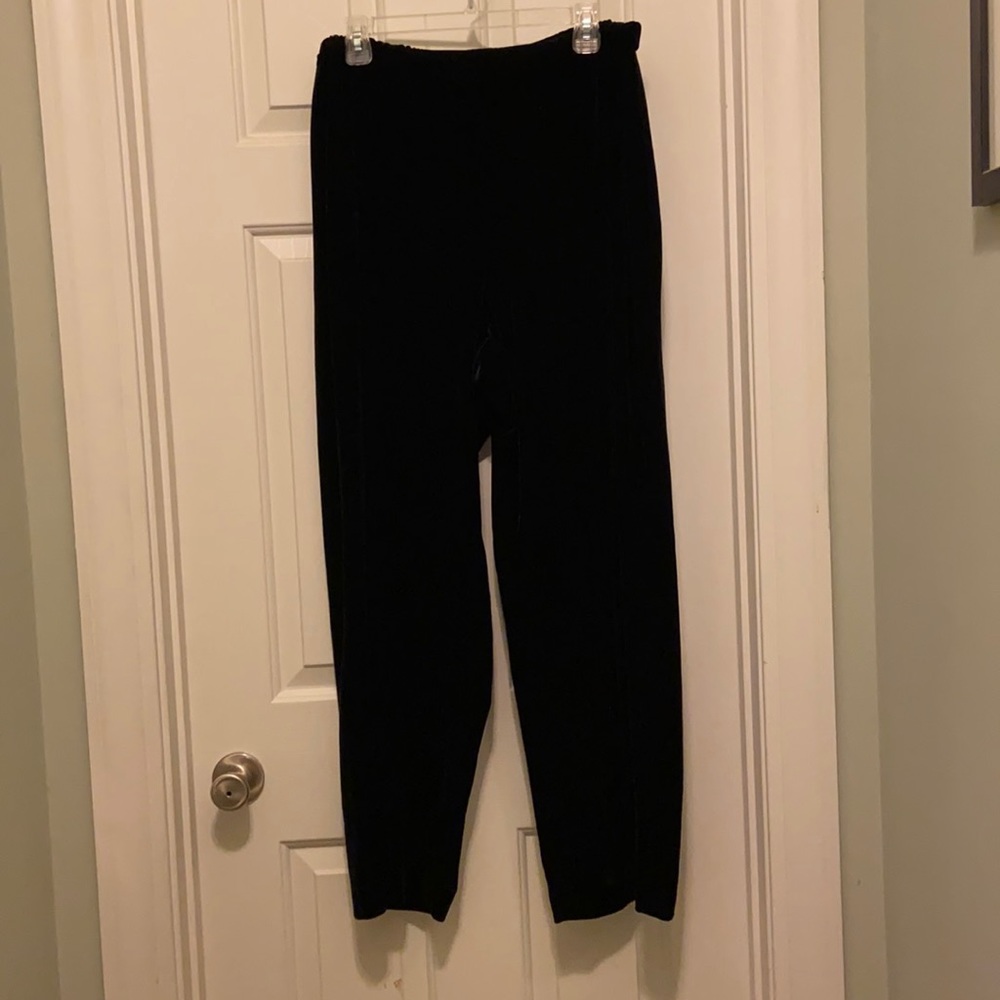 Black Velvety Dressy Pants Size 1X